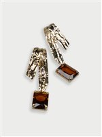 Orecchini Rebecca Donna Woodish in Bronzo Cristallo artificiale BODOOM03